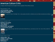 Tablet Screenshot of americanculturecritic.com